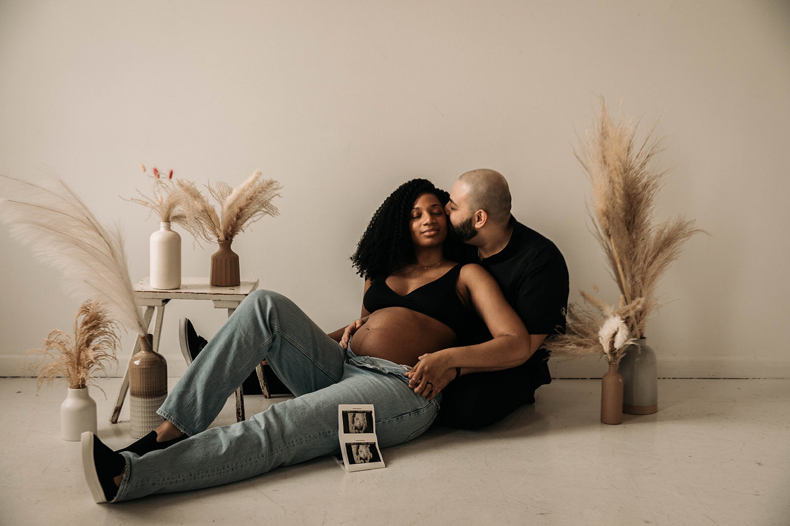 Concord NC Studio Bohemian Maternity Photos-2014