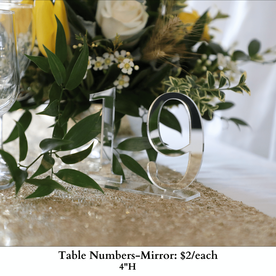 Table Numbers-Mirror-605