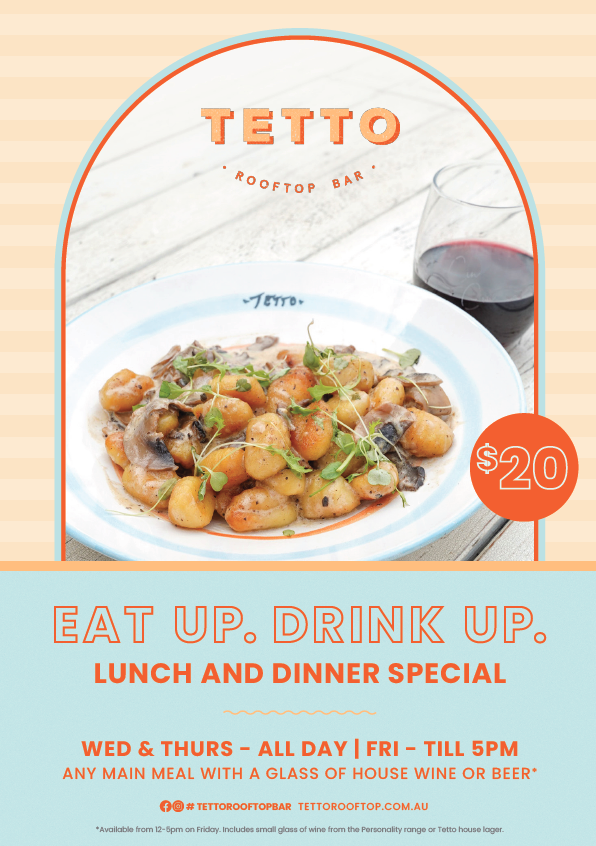 B Brand - Tetto Rooftop Lunch Deal