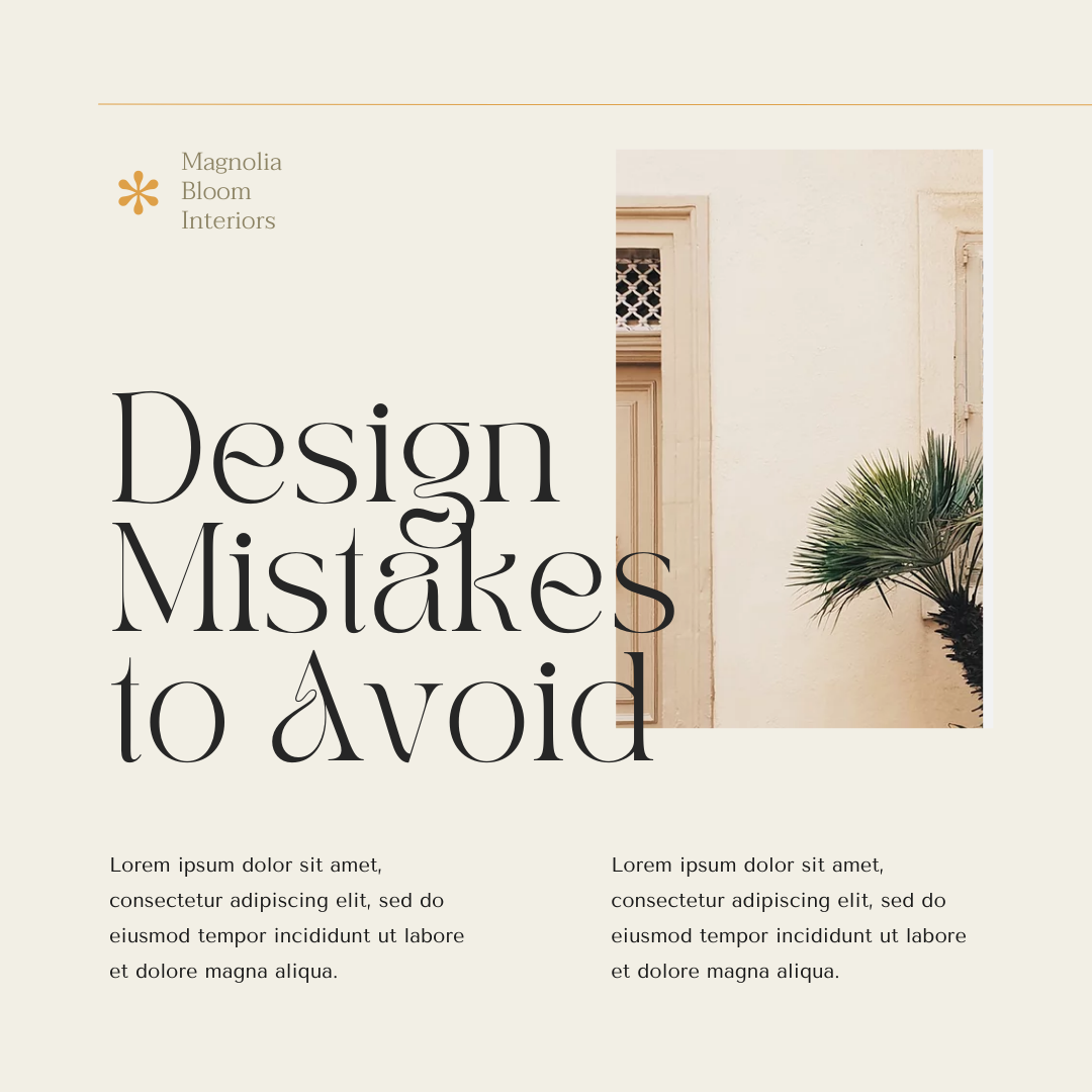Design Mistakes to Avoid
