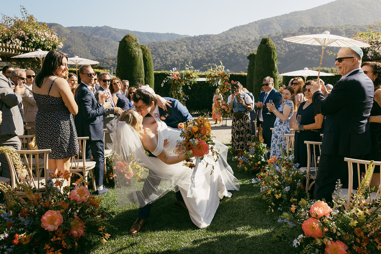 Colorful Bernardus Spring Wedding51