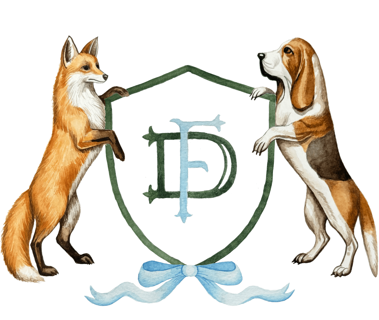 fox-and-hound-autumn-wedding-crest