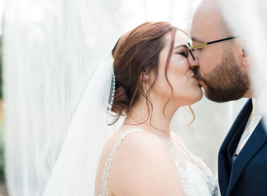 Pennsylvania Luxury Wedding Photographer, Bridge and Groom, Swooping Veil