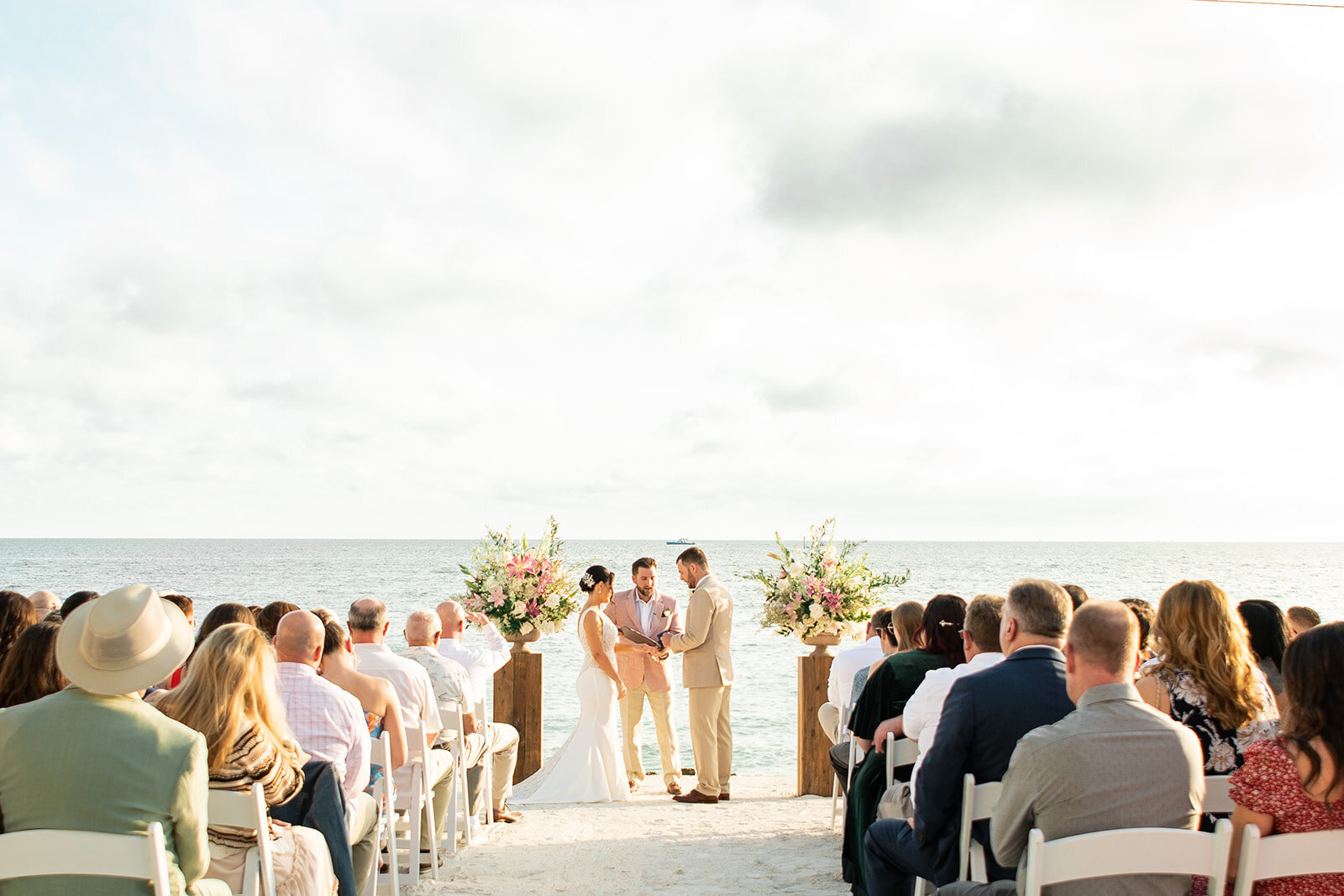 wedding day, ceremony arch, ceremony florals