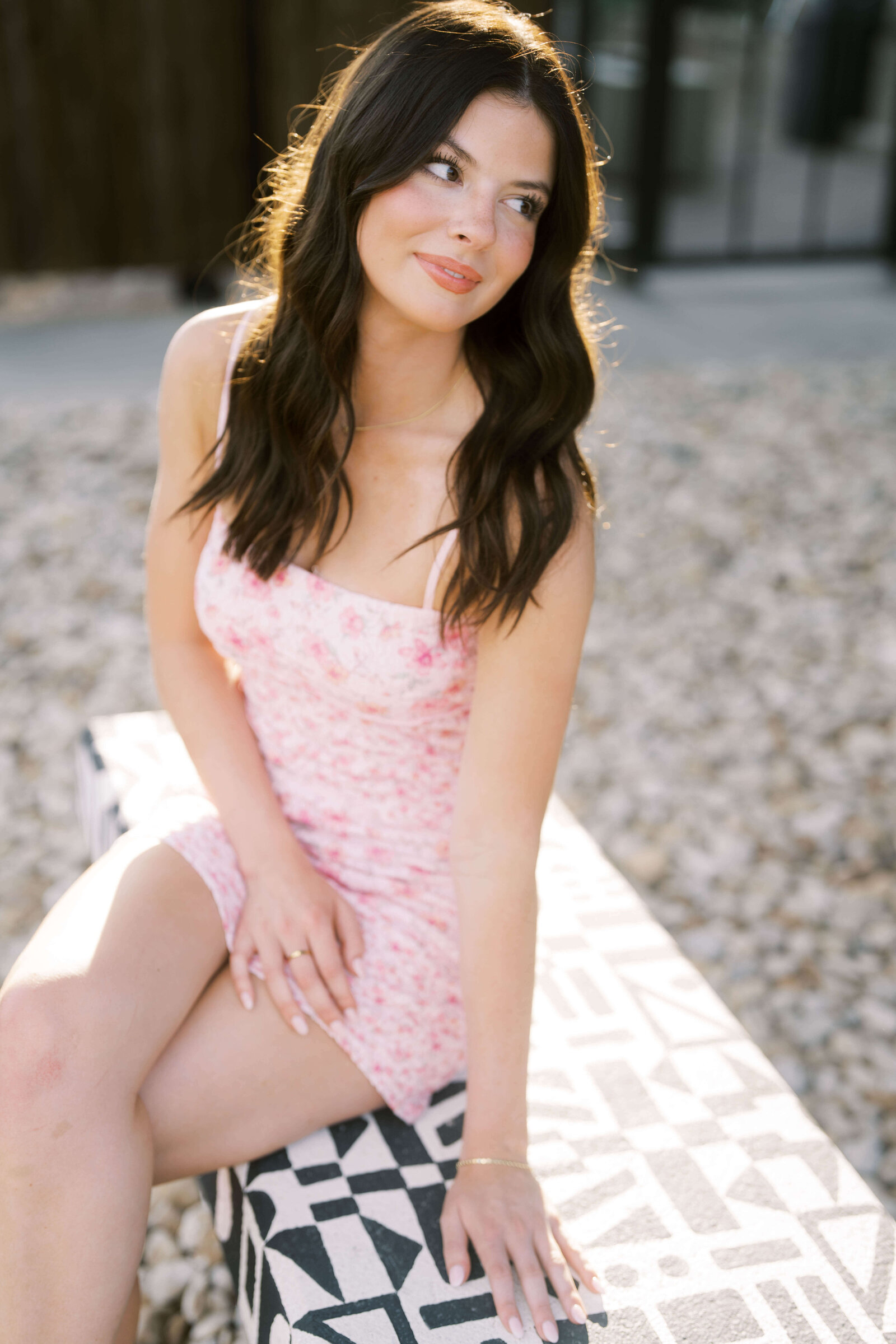 Senior Session at Inspiration Alley in Fort Worth, TX.
