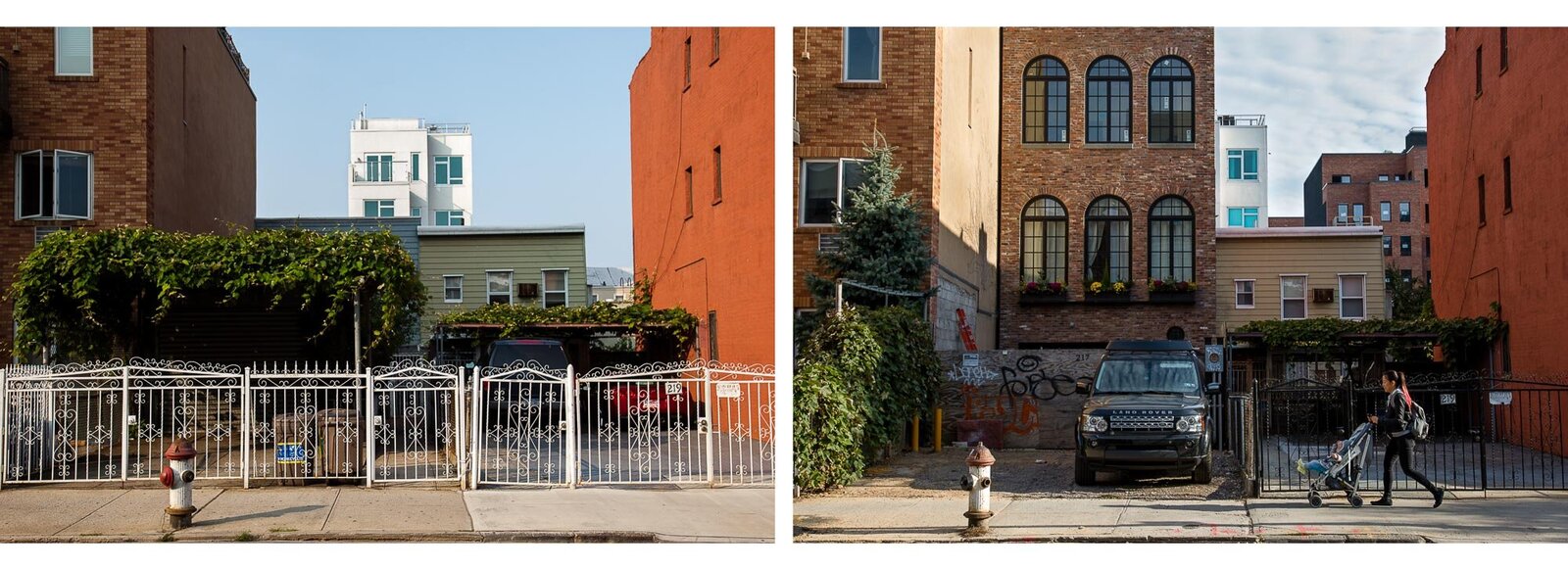 A 2 story residential building dating 1899 is replaced with a modern 3 story single family home.