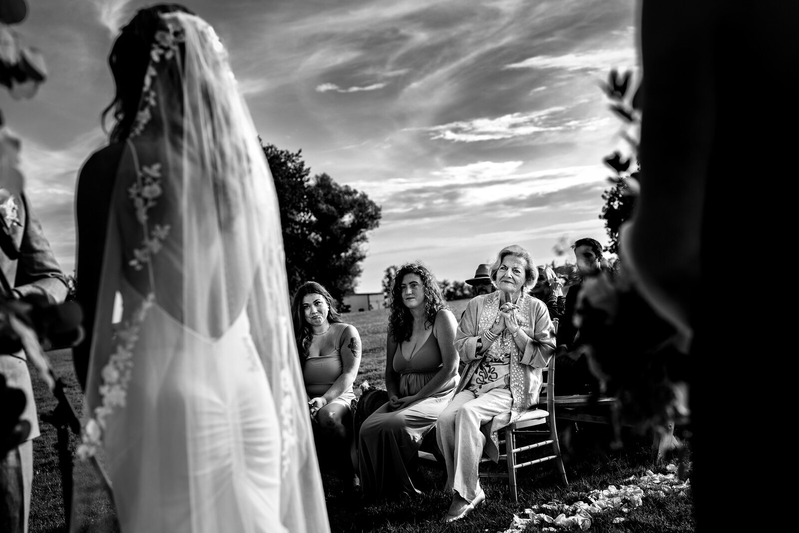 Grandma-looking-at-bride-during-ceremony