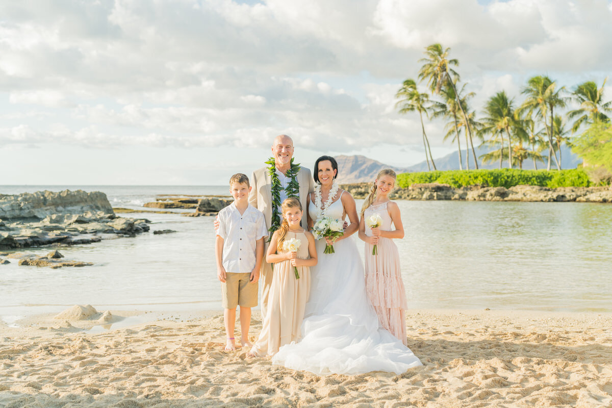 Oahu Vow Renewals on the Beach by Simple Oahu Wedding