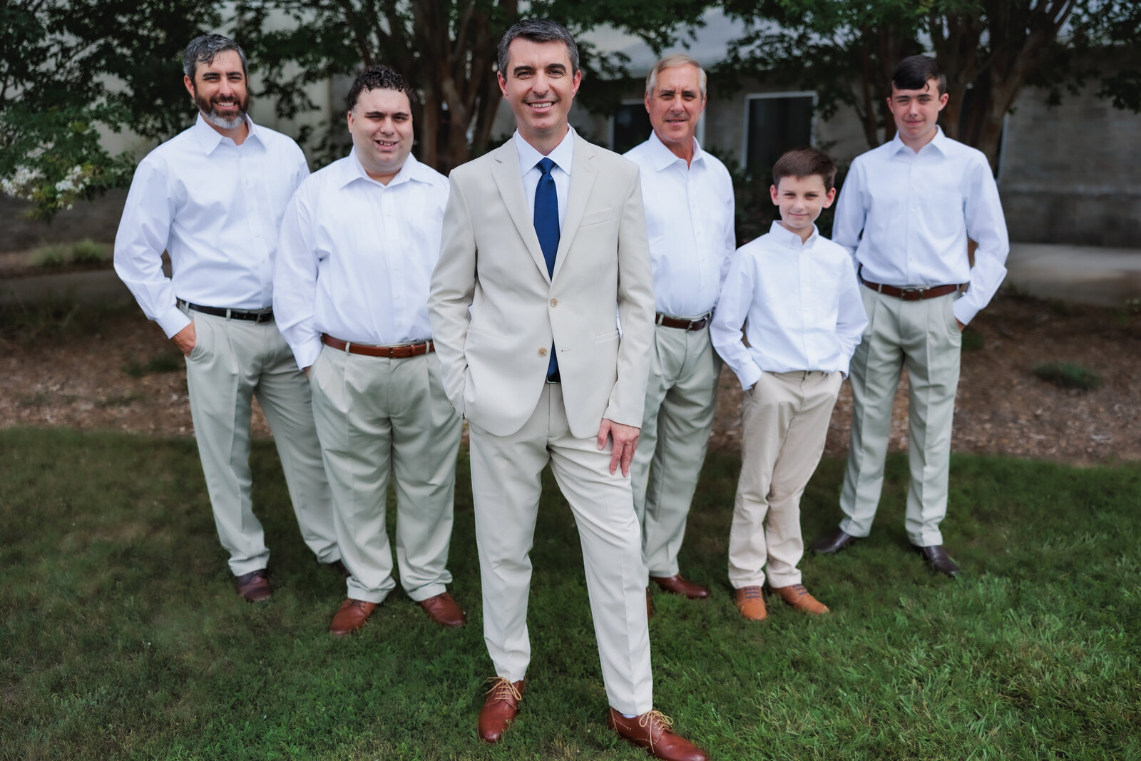 Groom and best men