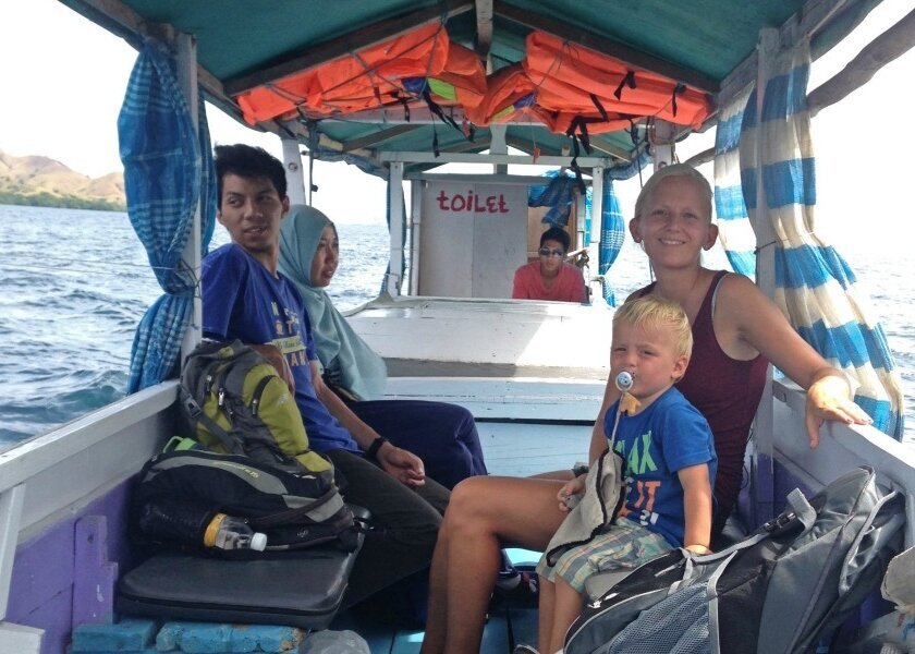 Indonesie-Flores-Komodo-Boot