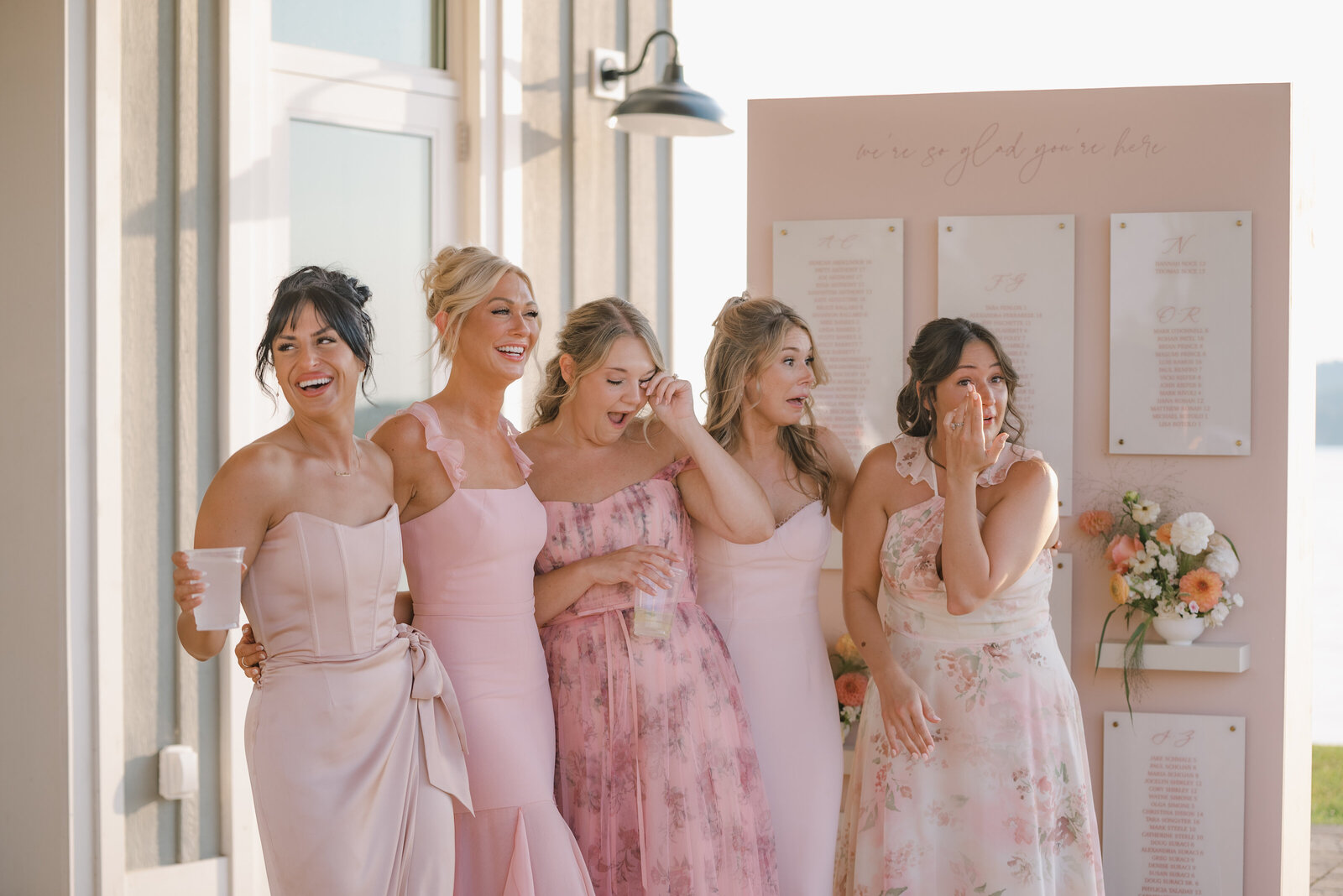 Bride and groom first dance at Finger Lakes wedding reception, NY