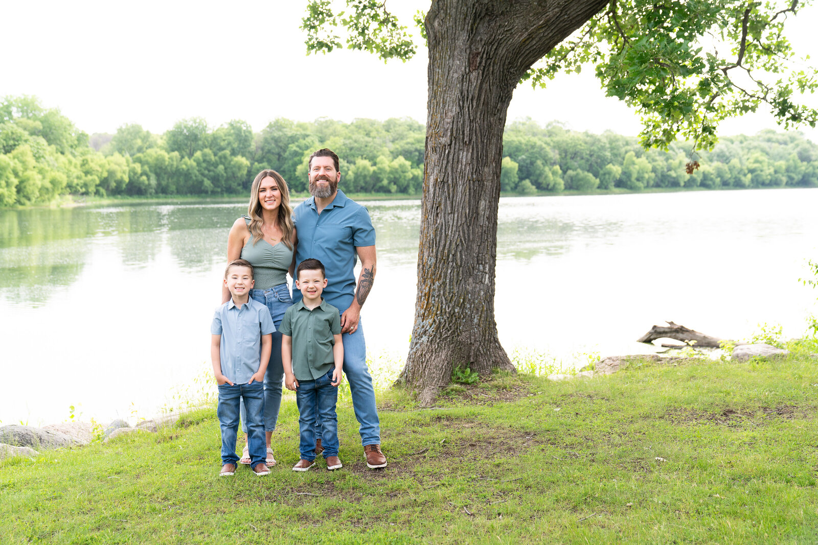 Family beach photos with kids