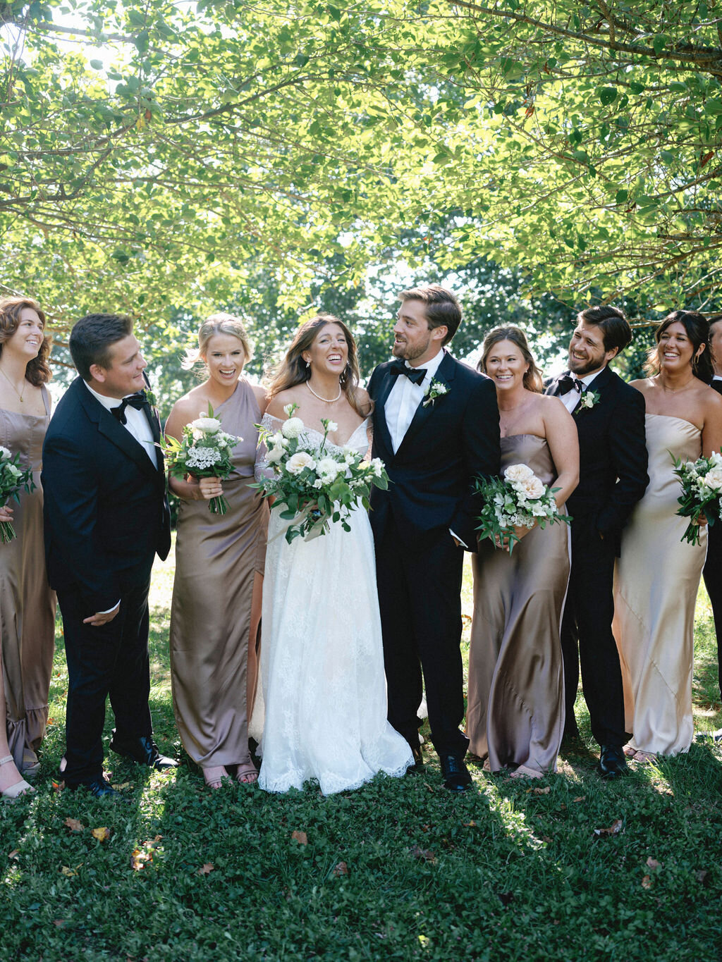 51Kate Campbell Floral Brittland waterfront tented wedding by Molly McManus photo