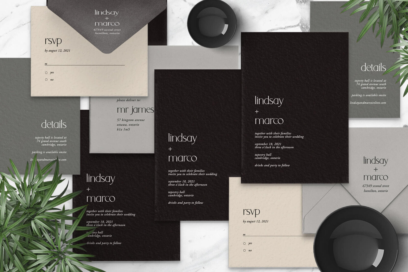 black-and-white-ink-foil-invitation-for-wedding-minimal