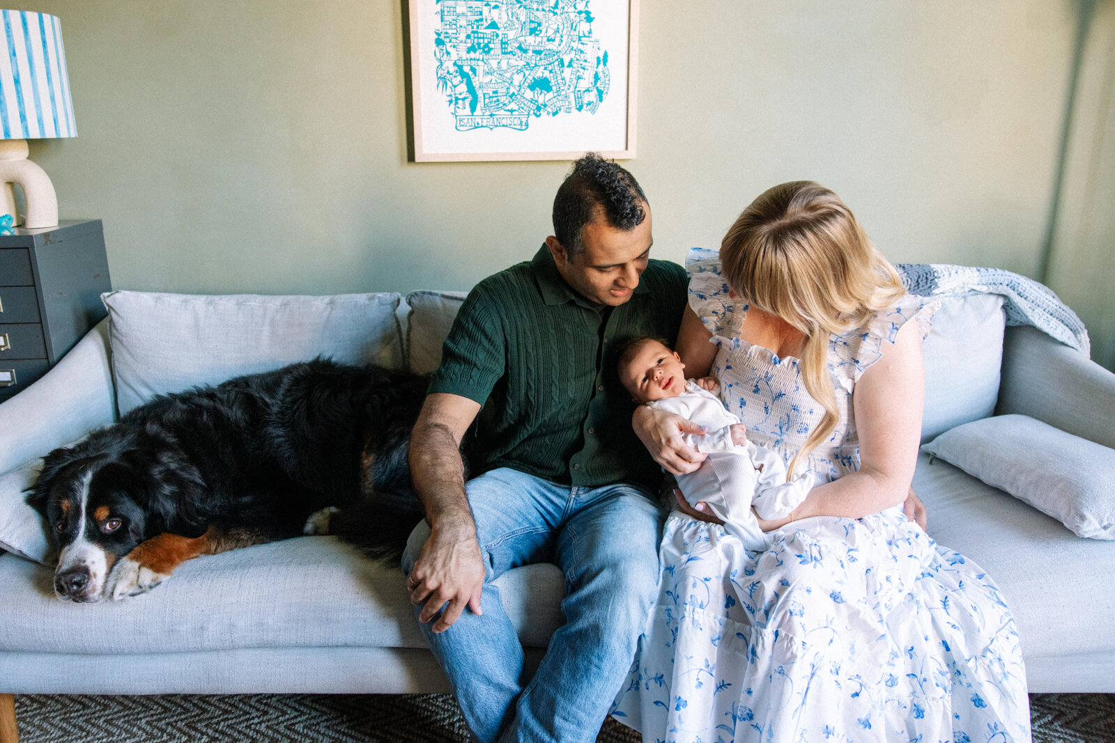 san francisco documentary newborn photographer