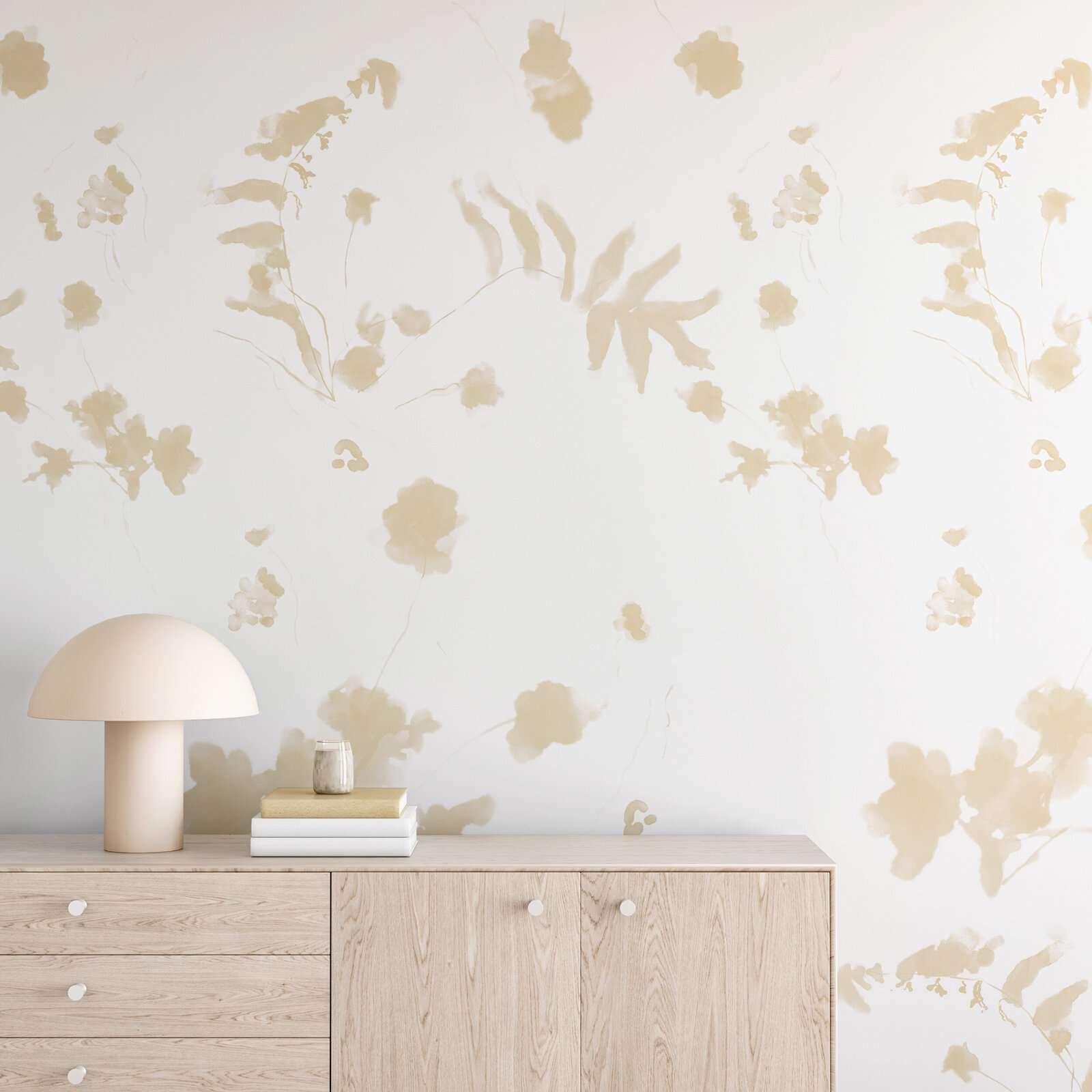 Surface Pattern Design and Art Licensing by Lucia Pador - Greenhouse for drop it Modern - nude