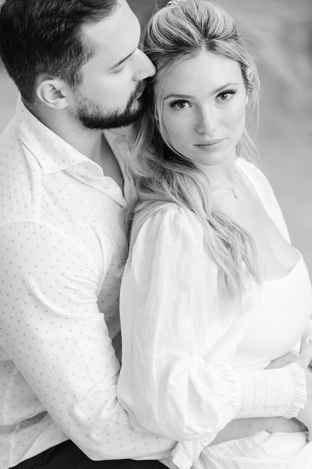 AKS engagement session black and white