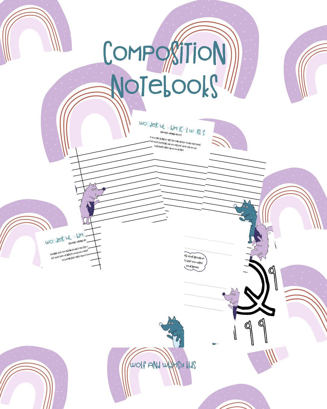 composition notebooks (1080 × 1350 px)