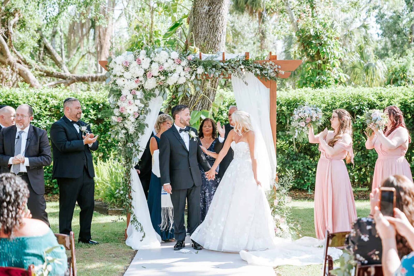 Bakers Ranch jewish Wedding Ceremony - Tampa wedding photographer