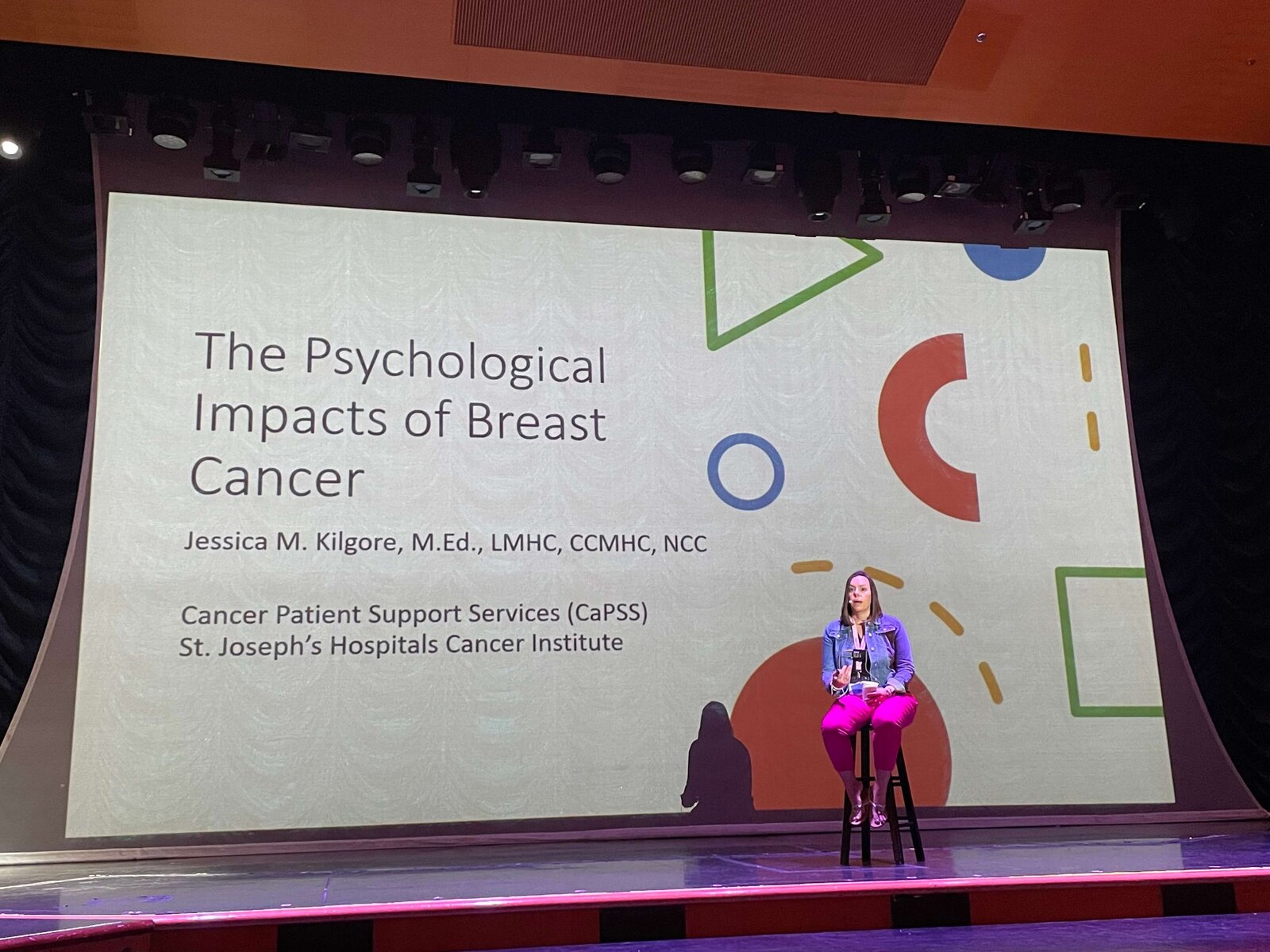 Jessica Kilgore on stage
