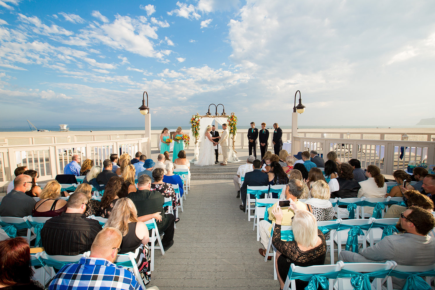 ceremony space at breakers beach