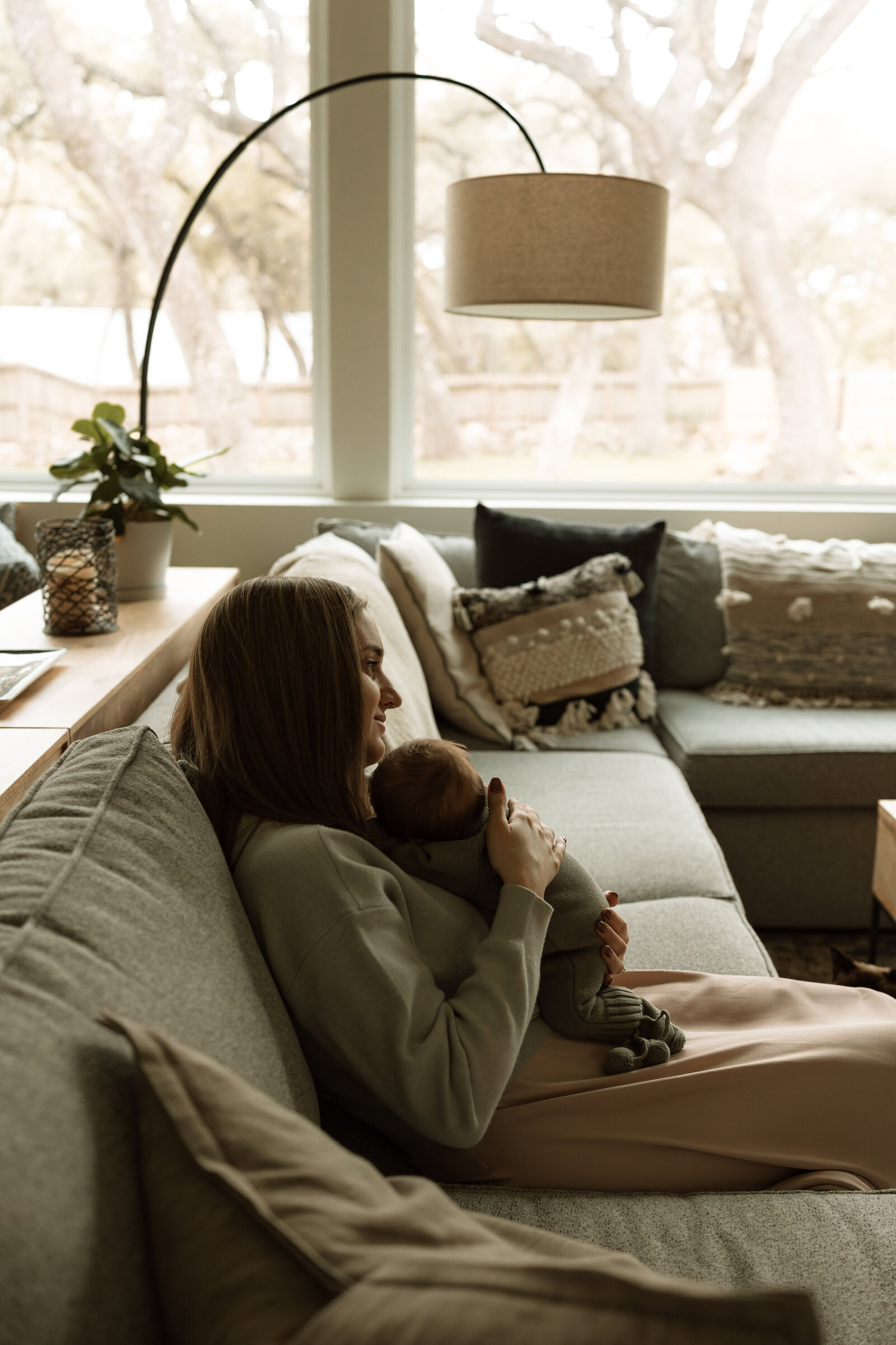 San Antonio lifestyle newborn photos