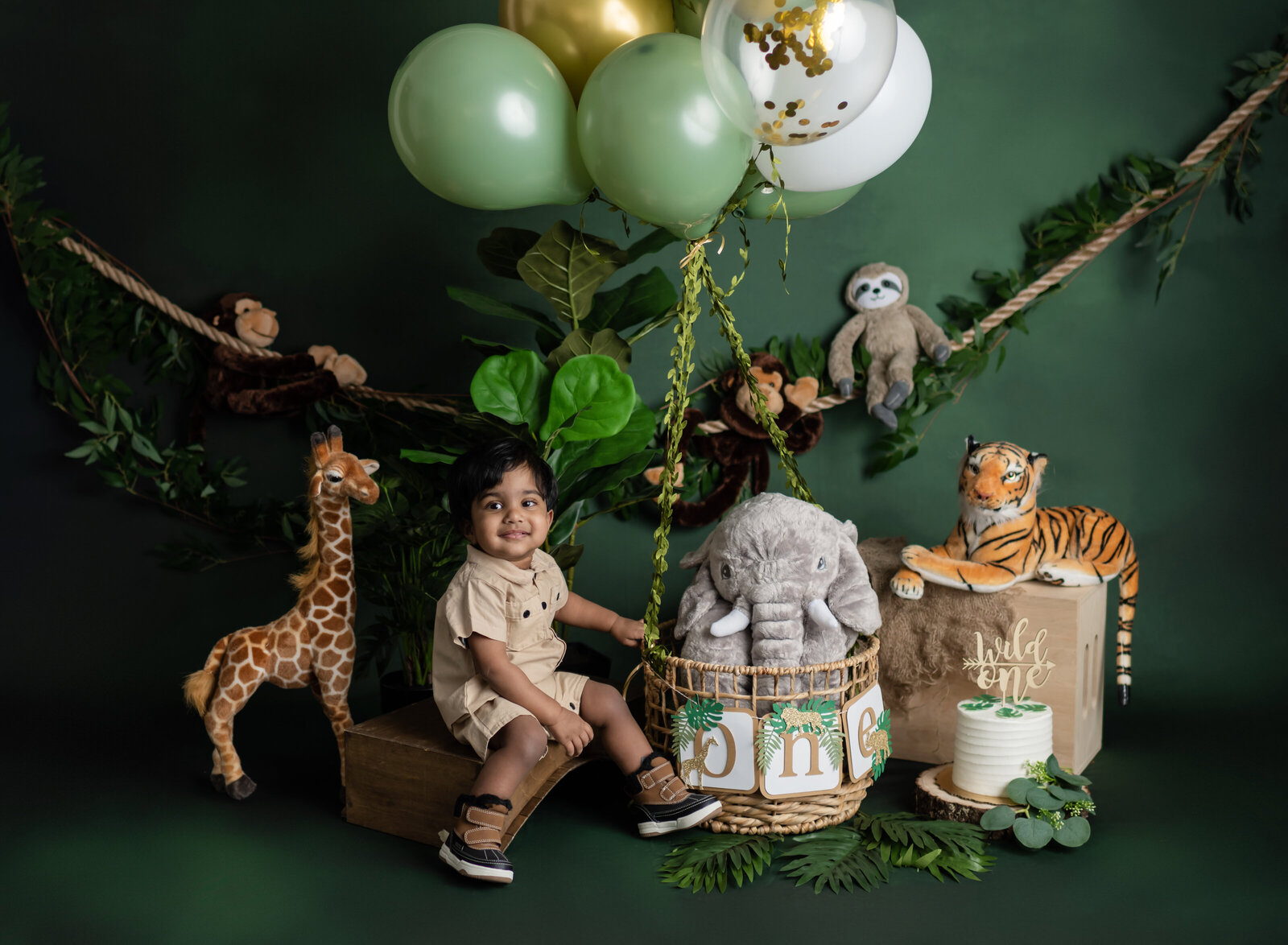 jungle cake smash photographer