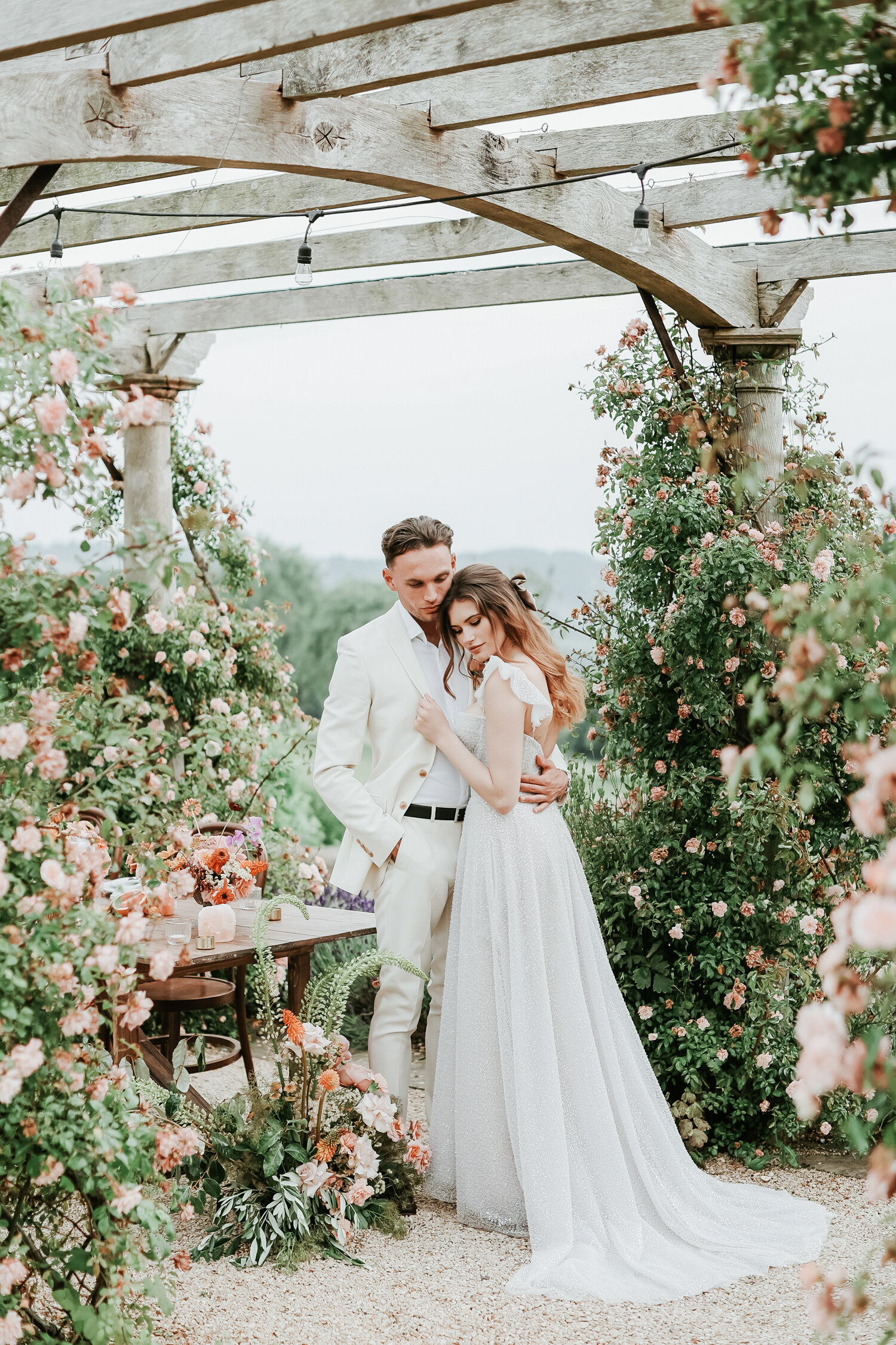 Euridge-Manor-wedding-pale-blue-dress