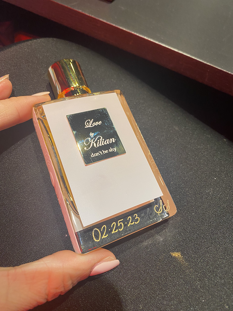 Kilian Love Bottle Engraving 