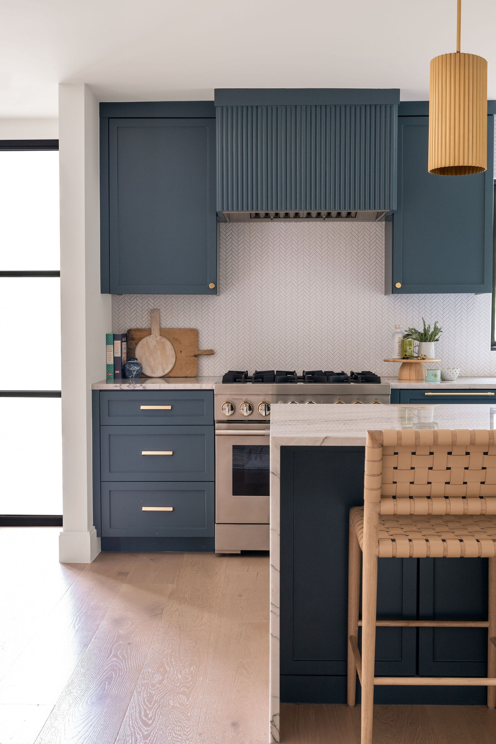 Nuela+Designs+Blue+Kitchen+Quartzite