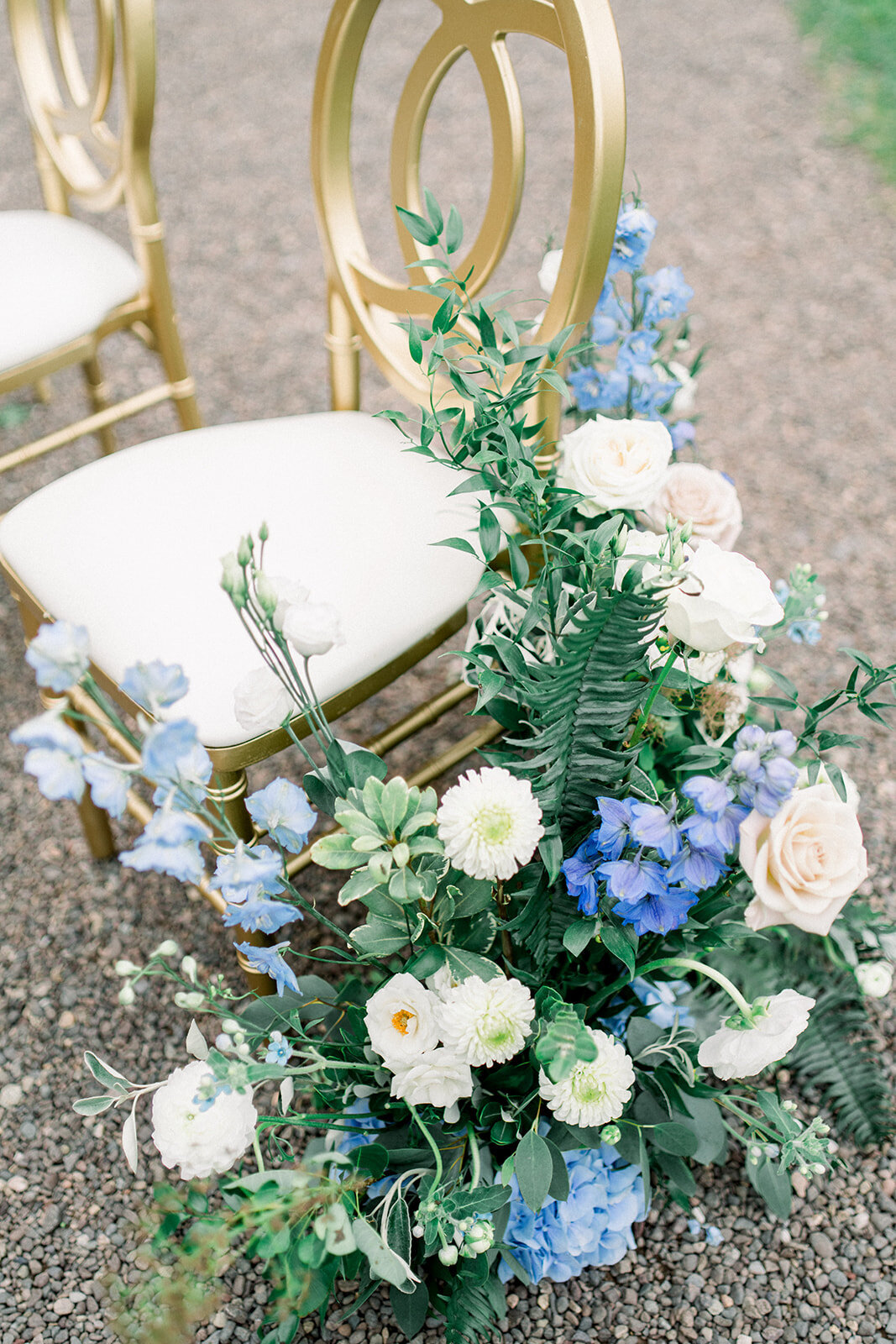 Luxury Wedding Ceremony Florals at Castle Leslie, Ireland