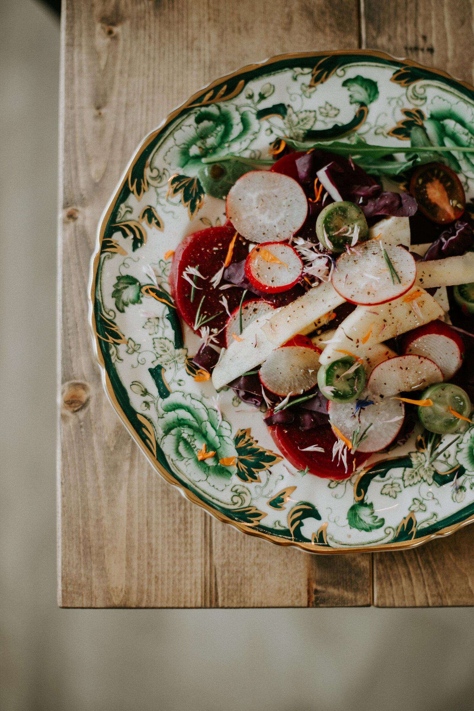 radish and beet salad