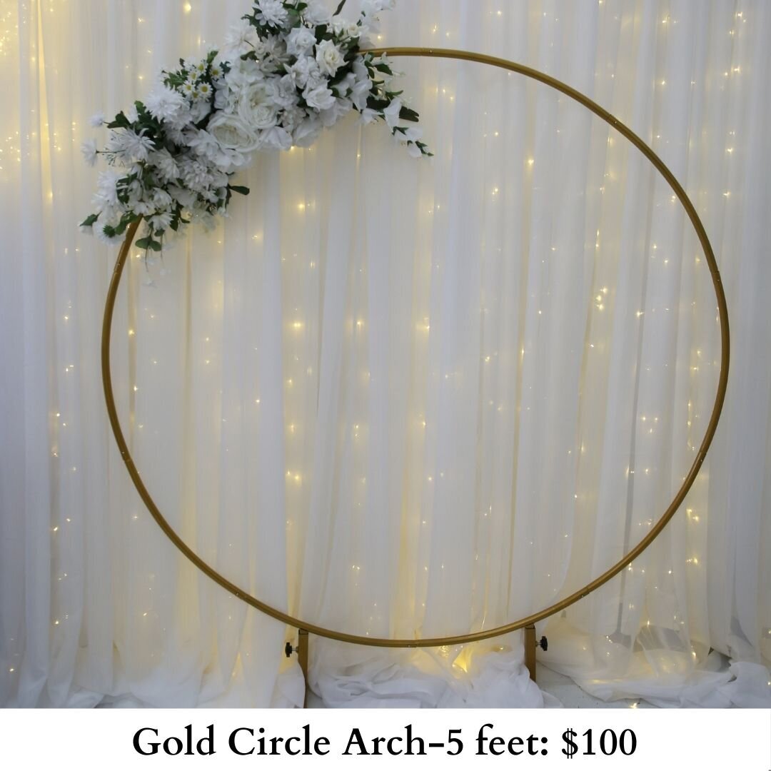 Gold Circle Arch-5 feet-551