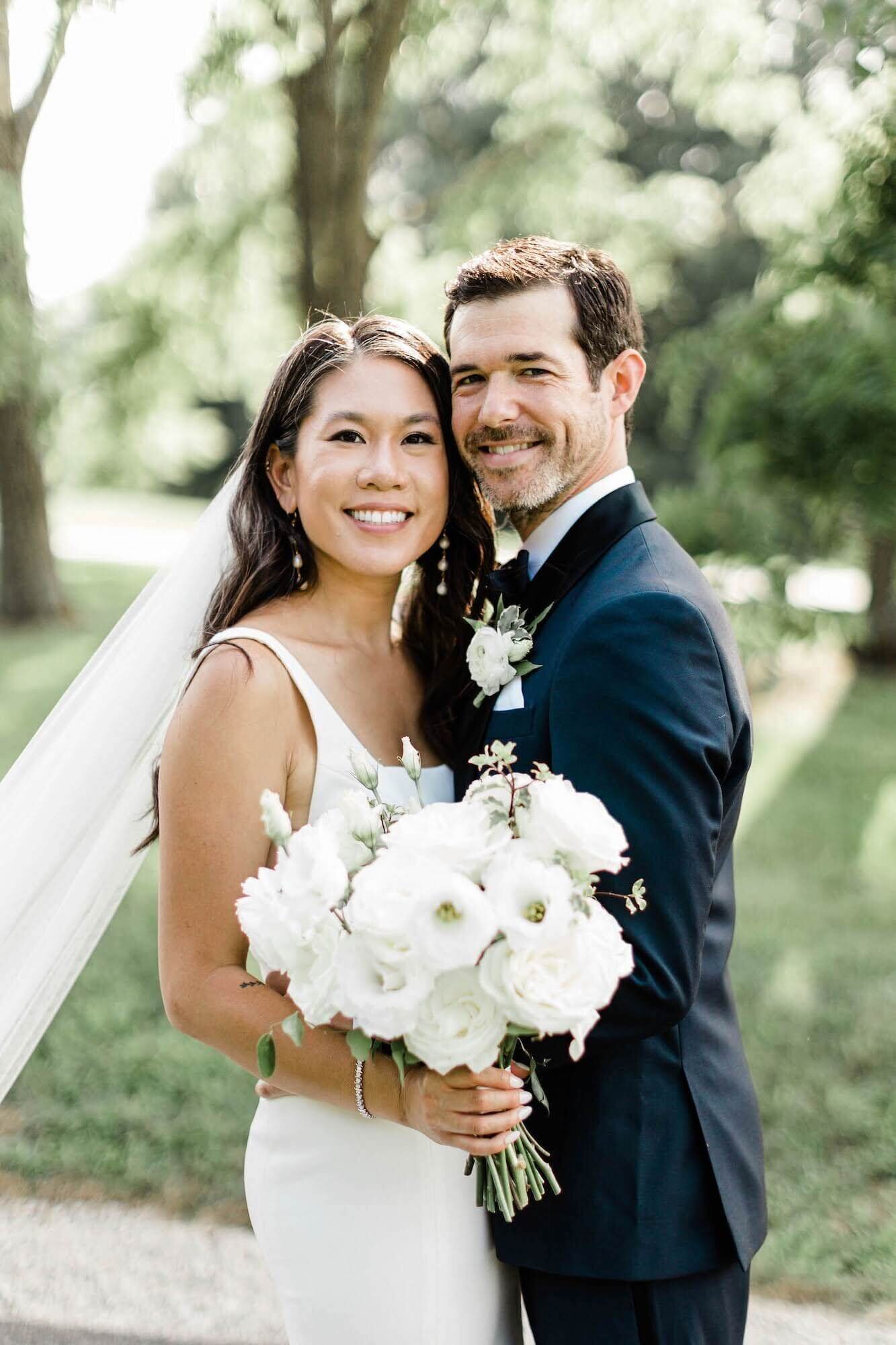 Michelle Kochvar wedding - couple smiling