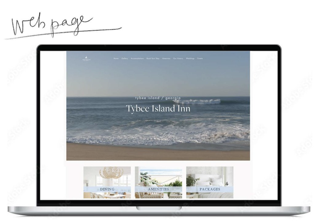 video of ocean web site page for hotel