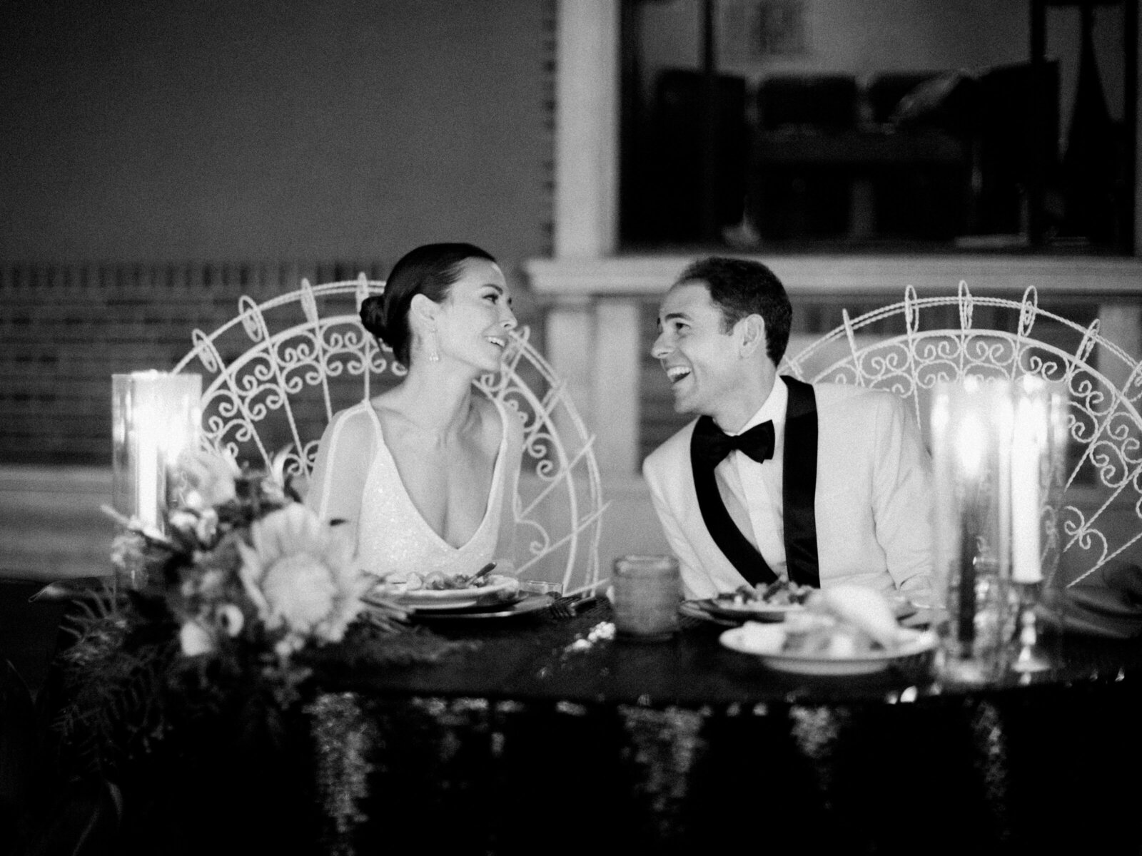 008-For-the-Love-of-It-Bride-And-Groom-Laughing-Sweetheart-Table