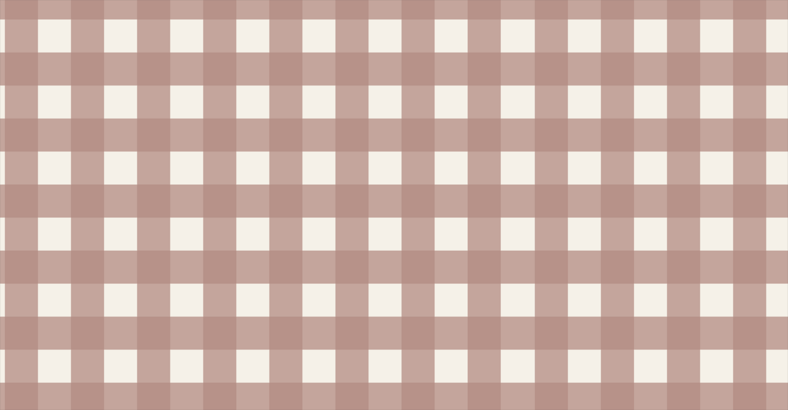 Pink Gingham Landscape Photo