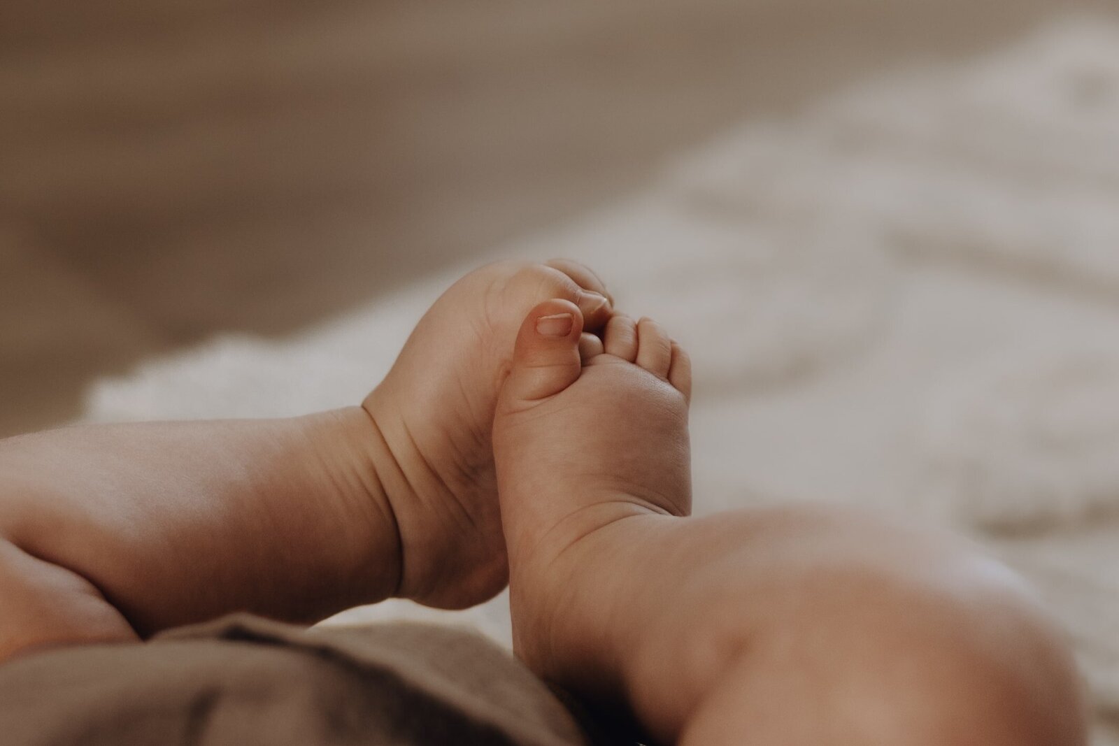 Füße von einem 1 jährigen Baby