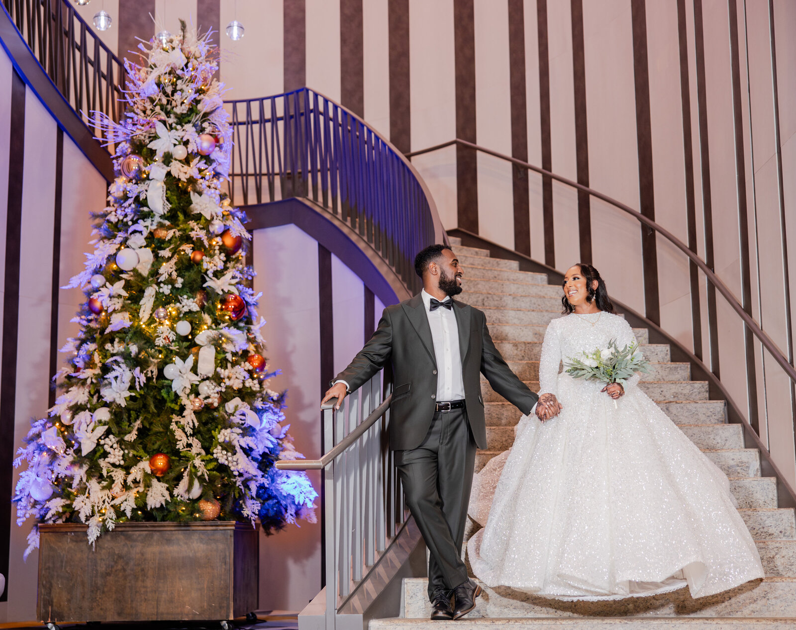 Bride and groom first look photography 