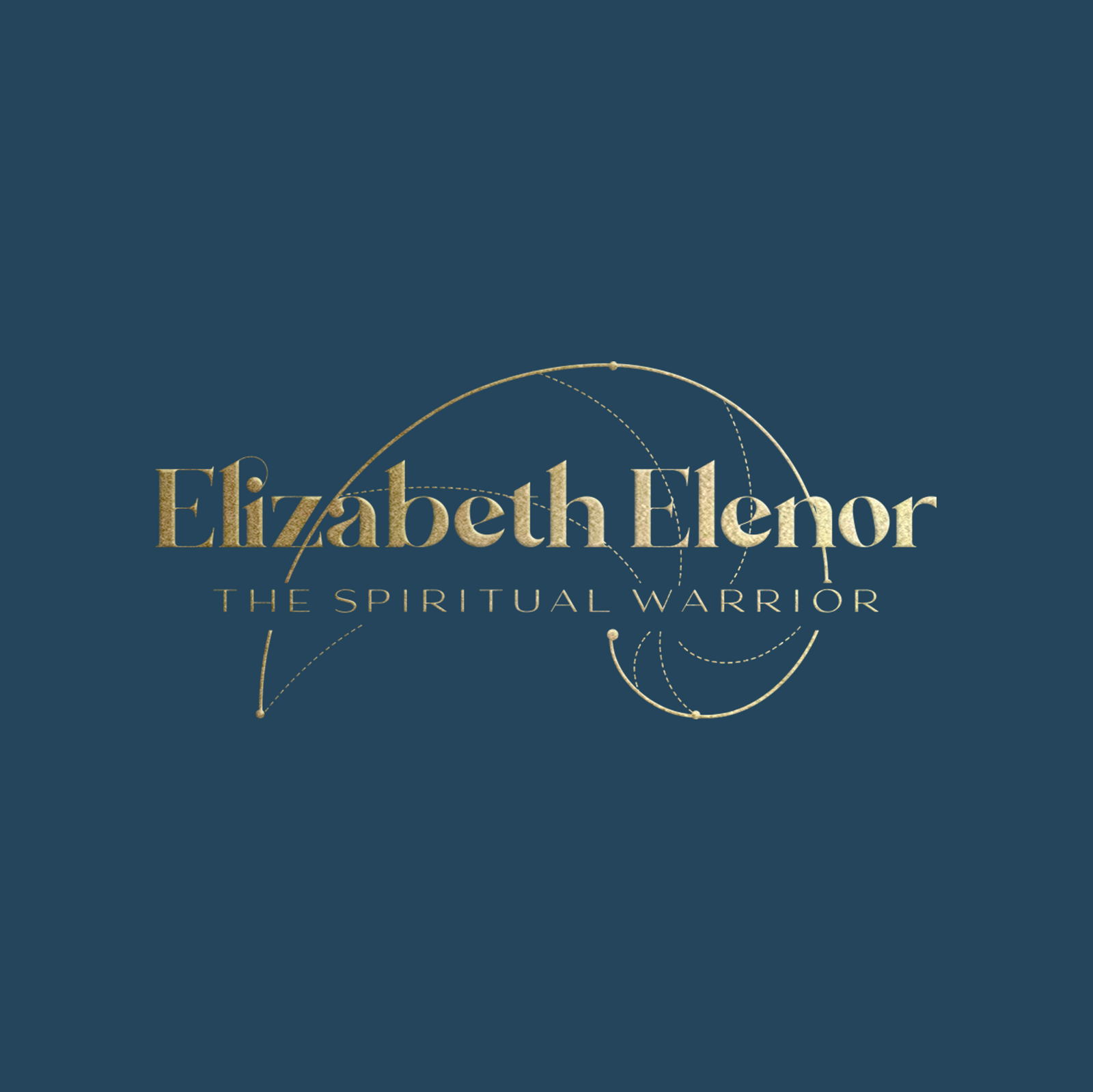 Olga Logo MockUp Blue and Gold Elizabeth Elenor 2