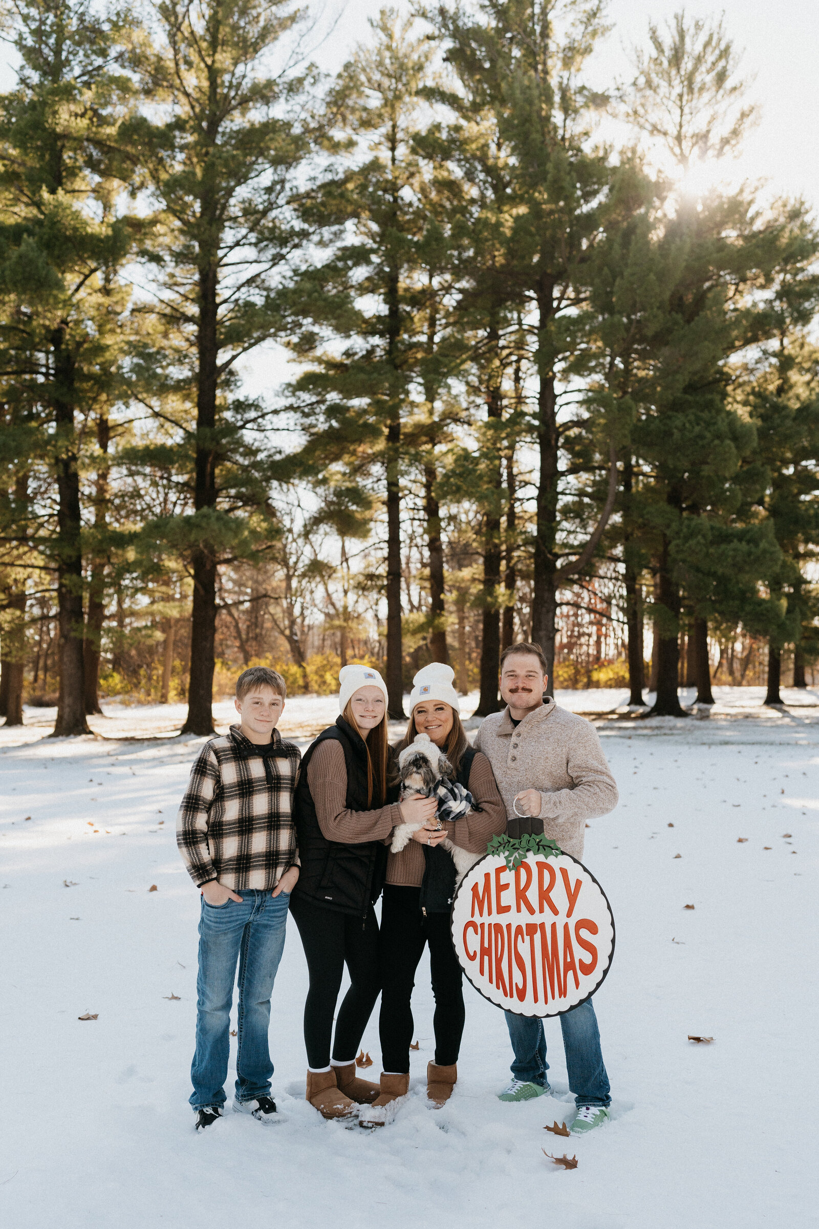 Iowa Family Photos Winter Christmas Card-34