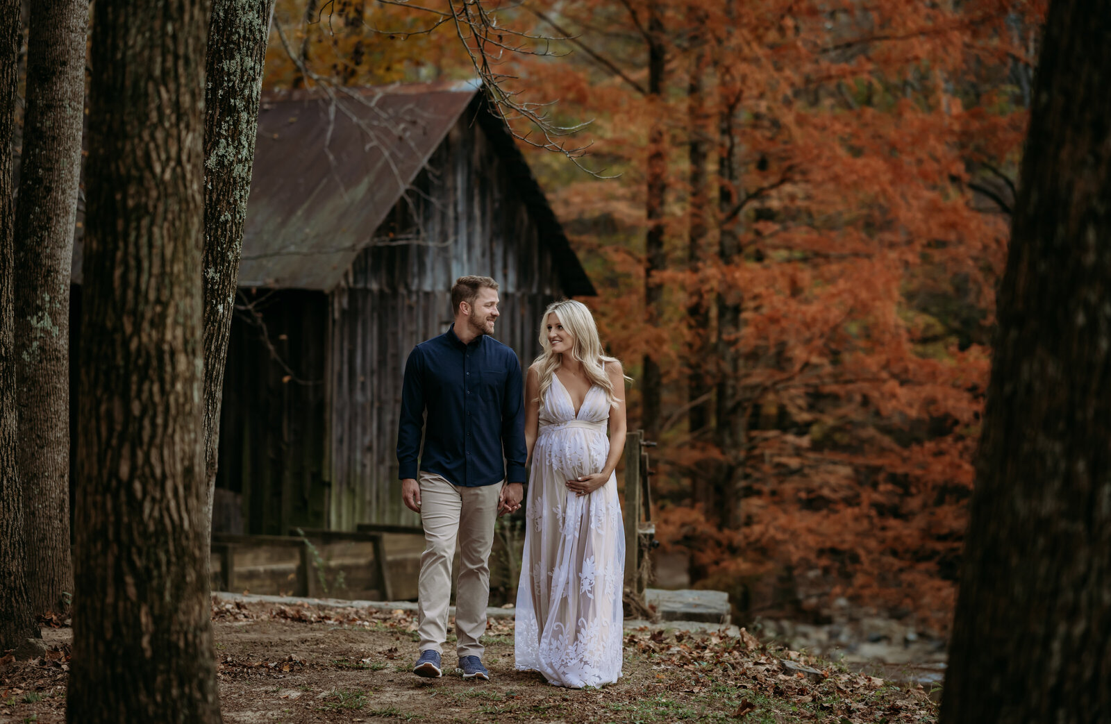 photoshoot at Grist Mill