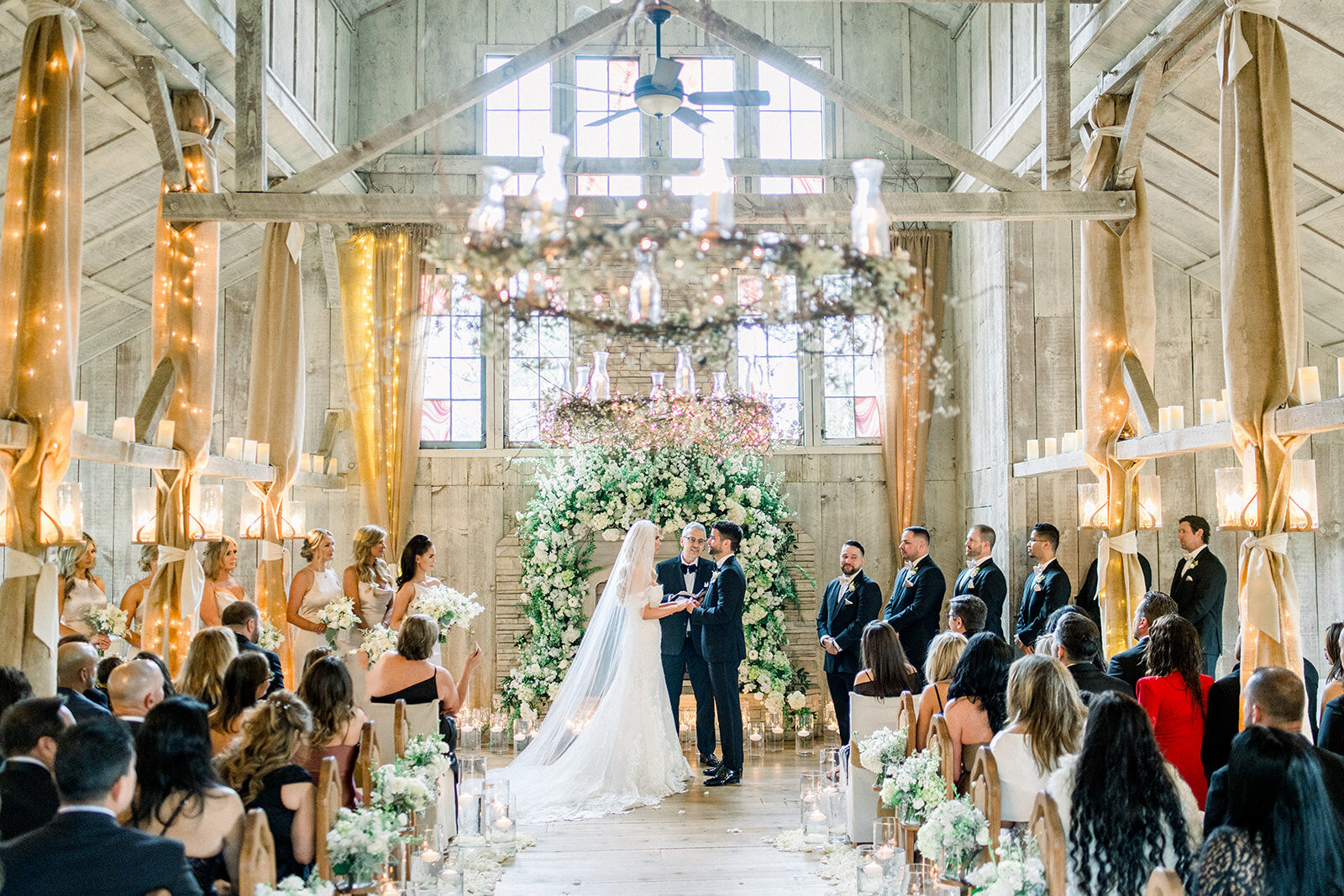 Romantic Wedding Ceremony Setup at Union Hill, California