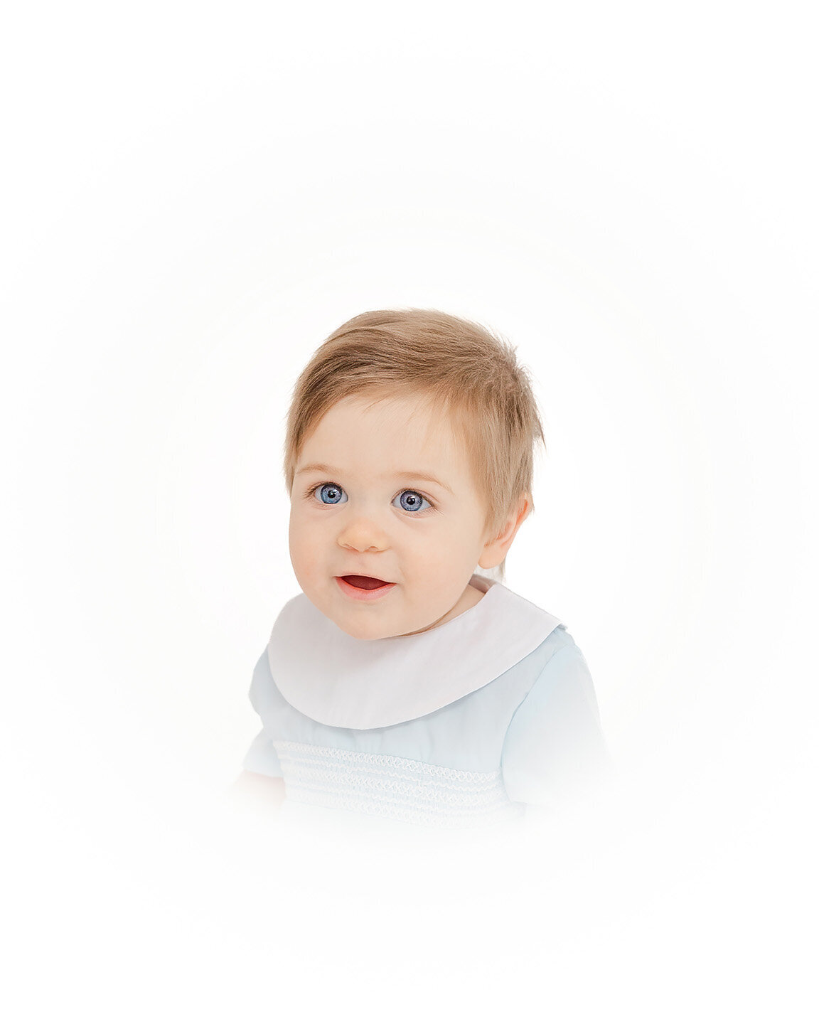 baby boy smiling during Fairfax, VA heirloom photos