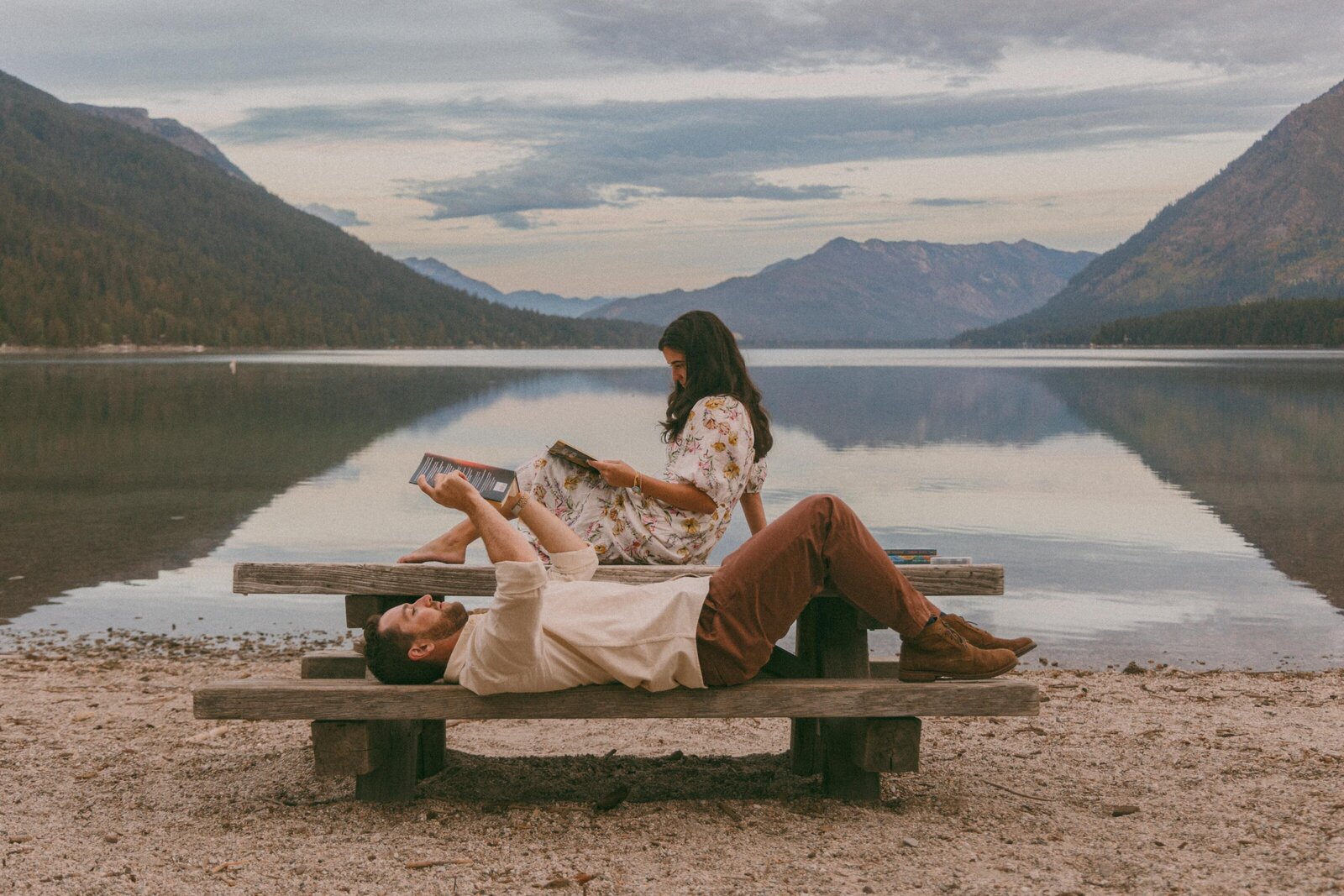 Romantic mountain wedding couple Boise Idaho photographer