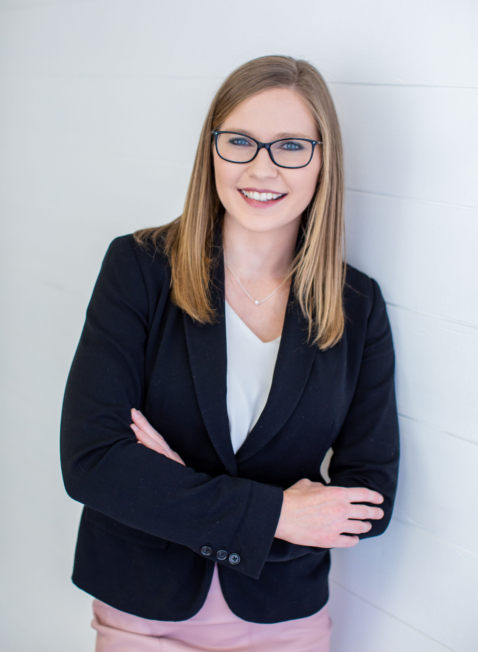 woman standing professional headshot