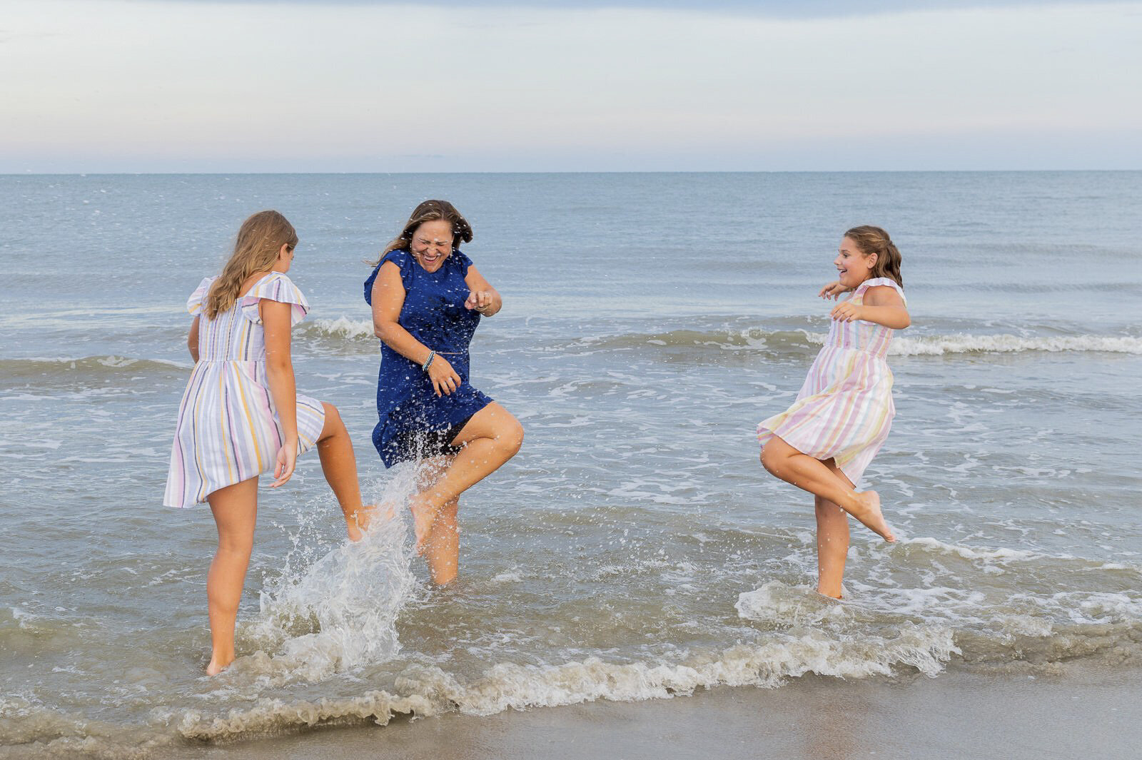 family on hilton head island beach