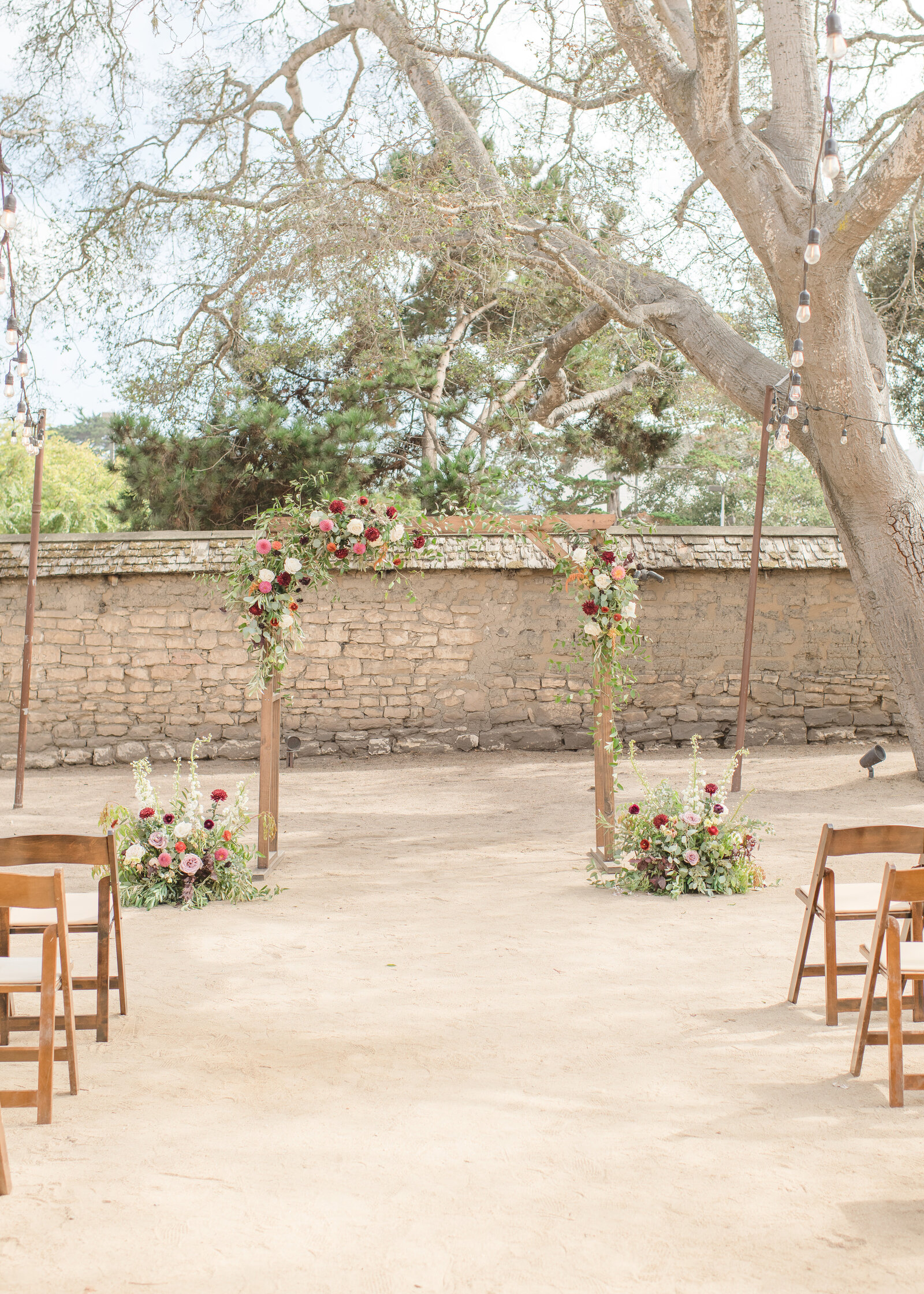 wedding ceremony spot in monterey