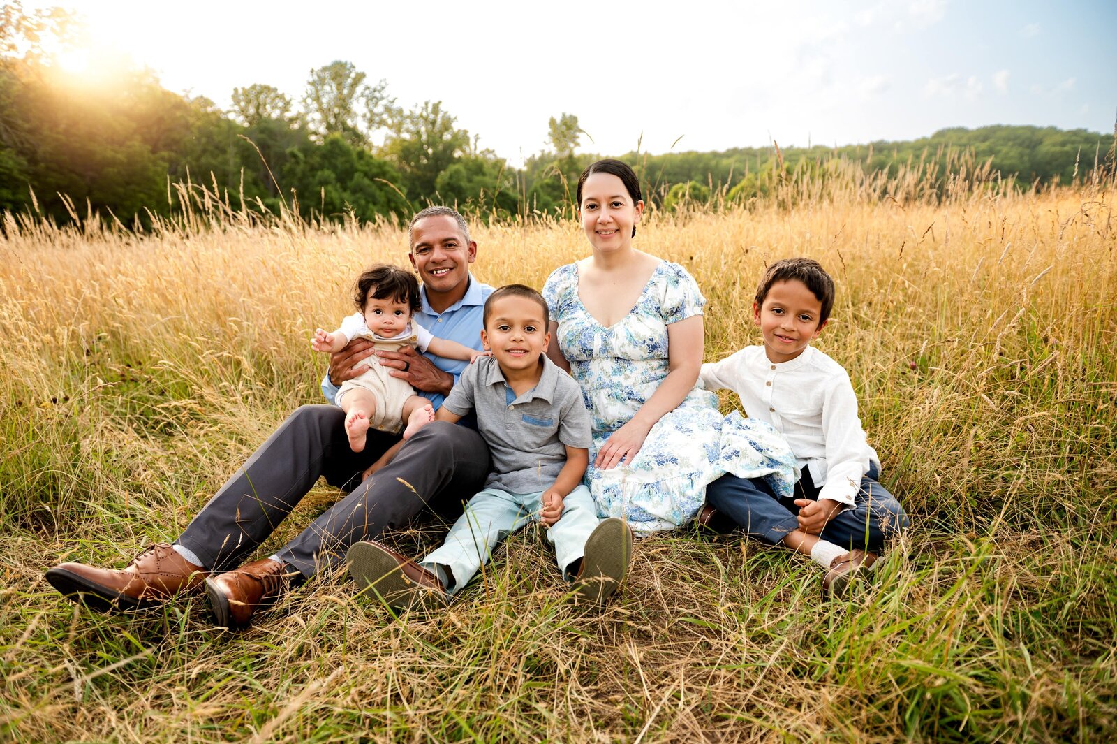 family in Harford County Maryland for a family photography session