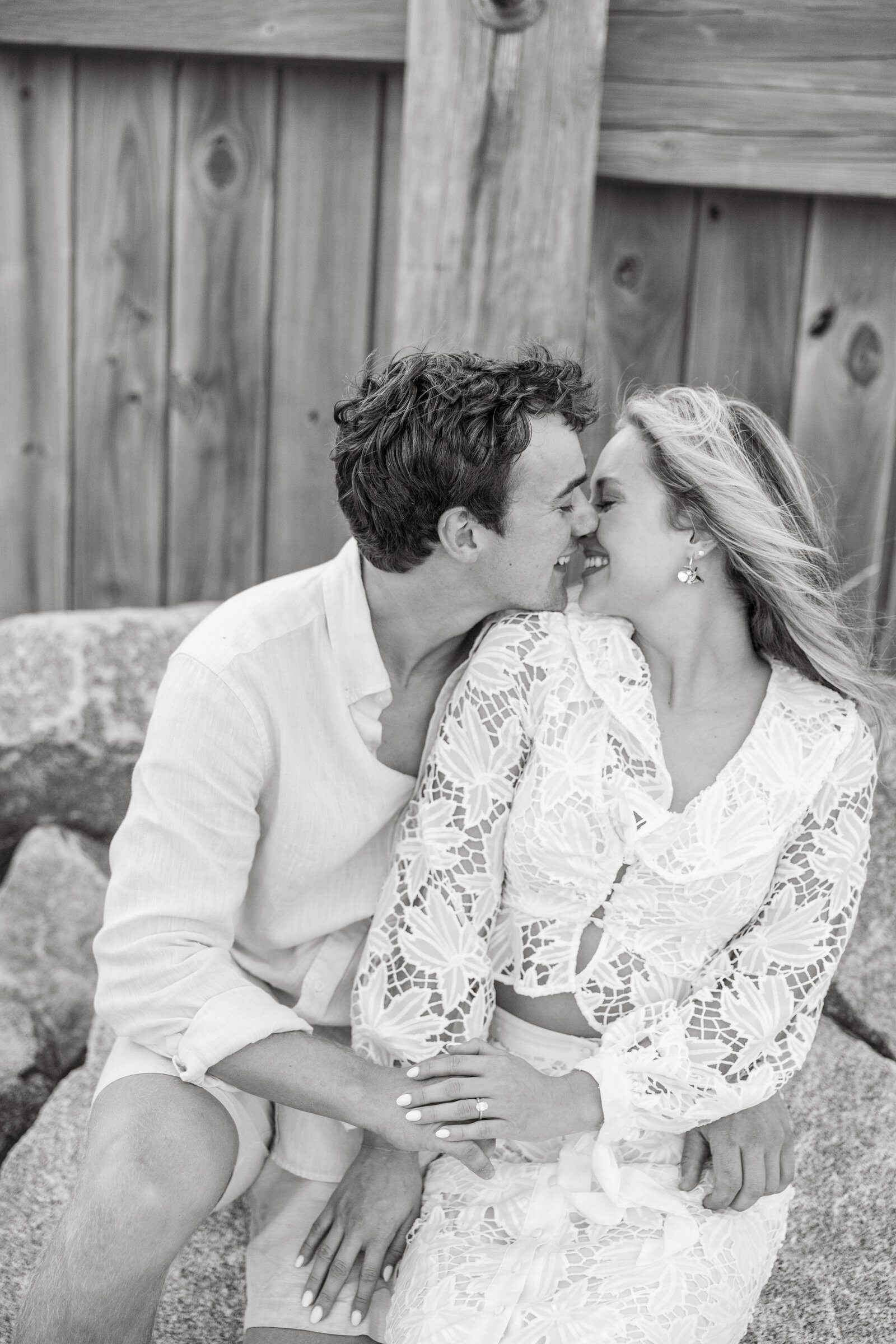 Emma Kate + Will  Beach Engagement-75